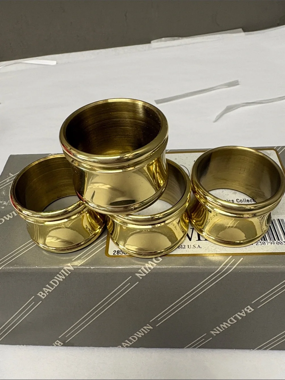 Badwin Dover Napkin RIngs Set of 4